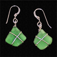 OBX Seaglass earrings